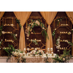 Bougie murale indienne pour mariage, décor scintillant, décoration de fond de mur, ambiance romantique, tendance - Product Image 1