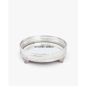 ถาดเสิร์ฟอาหารทรงสี่เหลี่ยมผืนผ้าดีไซน์สุดหรูถาดรองแก้วสำหรับตกแต่งโต๊ะขายส่ง - Product Image 4