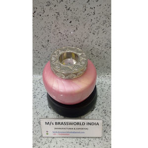 Urna de cremación de color rosa, roja, India - Product Image 1