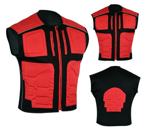 Chaleco de motocicleta con Logo personalizado para hombre, Cordura, sin mangas, cintura, alta calidad, talla grande - Product Image 1