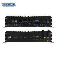 Mini PC Industrial con CPU I3/i5/i7, Intel Celeron J1900 de Cuatro Núcleos, 8G de RAM, 256G SSD, WIFI, Bajo Consumo