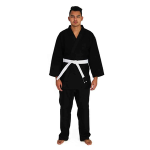 Personalizado OEM Karate uniforme artes marciales bordado Logo Yasin lleva 100 algodón personalizado azul negro blanco Unisex Logo conjuntos - Product Image 1