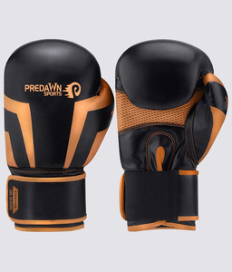 Barato adulto cuero guantes de boxeo OEM ODM mejor Principiante duradero ajustable correa de muñeca antideslizante ligero no sintético - Product Image 1