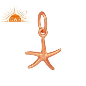 Pendentif en argent Rose doré et argenté, produit de créateur, fait à la main, 925, nouveauté - Product Image 1