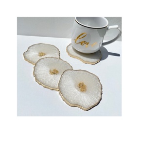 จานรองแก้วเรซินอีพ็อกซี่สำหรับจานรองแก้วทรงกลมขนาดกำหนดเองได้ - Product Image 4