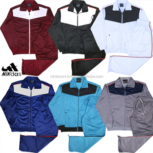 Survêtement de sport décontracté pour homme printemps automne 2 pièces sweat-shirt à fermeture éclair + pantalon de survêtement ensemble M-5XL - Product Image 4