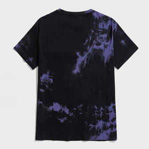 Camiseta de manga corta con cuello redondo para hombre de la mejor calidad, impresión por sublimación personalizada, tinte de corbata sólido, camiseta OEM de diferentes colores para hombre - Product Image 2