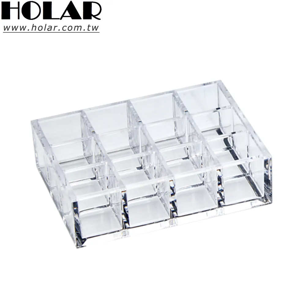 [Holar] Đài Loan Sản Xuất Cao Cấp Acrylic 12 Không Gian Cho Người Tổ Chức Làm Đẹp Son Môi