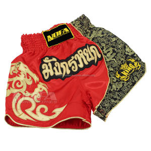 กางเกงมวยมวยไทยสำหรับผู้ใหญ่,กางเกงมวยลายไทยไนลอนพิมพ์โลโก้และป้ายแบบกำหนดเอง - Product Image 5