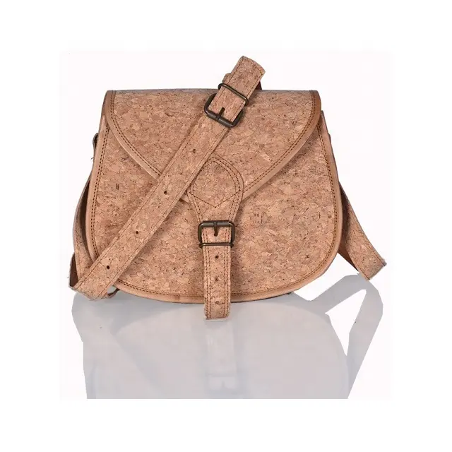 Cork Leather Shoulder Strap Portugal Handbag Cork Bag Vegan Leather Bags Eco Friendly Fabric Fashion Hand Bag Women Cork -6 Lady