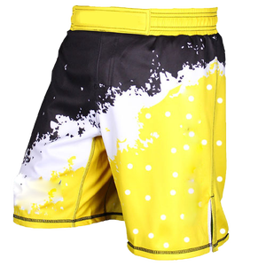 Impression numérique personnalisée par transfert thermique, impression par sublimation, matière satinée de haute qualité, shorts MMA extensibles pour hommes, fabrication sur mesure, recyclé - Product Image 4