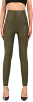 Pantalon épais en velours PU pour femmes, legging chaud, épais, taille haute, en cuir PU, couleur unie, pour adultes, noir, de bonne qualité, tendance