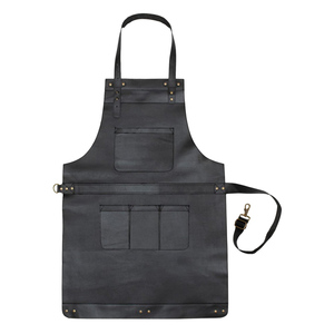 Delantal de cuero de vaca de calidad superior, seguridad Industrial, resistente a chispas, resistente al calor, sin mangas para trabajo de soldadura - Product Image 3