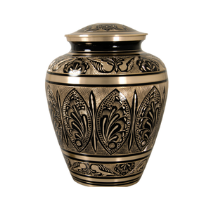 Urns โกศโลหะสไตล์ยุโรปสำหรับขี้เถ้ามนุษย์ที่ระลึกโกศสำหรับขี้เถ้ามนุษย์จากผู้ผลิตอินเดีย - Product Image 3