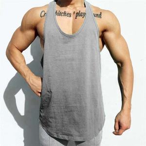 Oversize <b>Men</b> <b>Gym</b> Tank Tops 95% Cotton 5% Elastane Breathable Stringer <b>Vest</b> <b>Gym</b> Bodybuilding Muscle Singlets <b>Vest</b> Sleeveless Top - Product Image 6