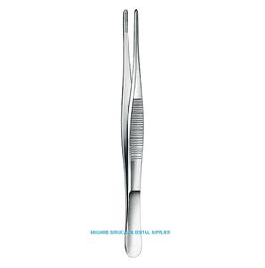Standard Dressing Forceps No Teeth Medium Wide 11 cm Surgical Instruments Manufacturer and Exporter - Product Image 3