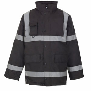Chaqueta reflectante de alta visibilidad para hombre, ropa de trabajo de dos tonos, Hi vis, bomber, de seguridad - Product Image 5