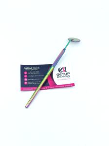 Best Arrival High Quality Rainbow Plasma Stainless Steel Circle Design Eyelash Extension <b>Mirror</b> Custom Logo Beauty Instruments - Product Image 4