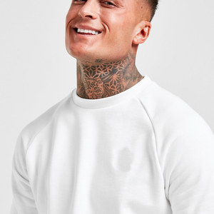 เสื้อสเวตเชิ้ตคอกลมสีขาวสำหรับผู้ชาย ผ้าฝ้ายฟลีซแท้ ผลิตตามสั่ง ขายดี รุ่นใหม่ ตามความต้องการของลูกค้า - Product Image 4