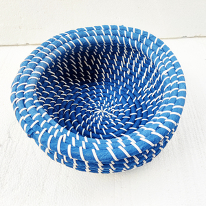 Wholesale Wrapped Fabric <b>Seagrass</b> Storage <b>Basket</b> Sweet Grass Design for Home Organization - Product Image 3