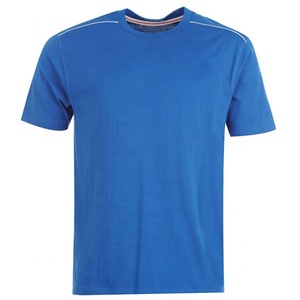 ขายส่ง 190g ผ้าฝ้ายแท้กีฬาเสื้อยืดสีทึบรอบคอเสื้อกล้ามลําลองแขนสั้นเสื้อยืด - Product Image 1