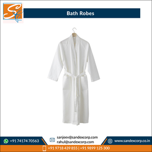 เสื้อคลุมอาบน้ำสำหรับผู้ใหญ่ผ้าคอตตอนแบบผ้านิ่ม100% ออกแบบได้ตามต้องการ - Product Image 6