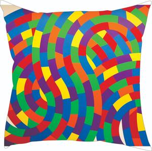 2025 Vendedor superior 40*40cm Tela de sublimación Cojín de Navidad personalizado 5 Paneles de huella Multi-Buy Funda de almohada en blanco Hotel - Product Image 3