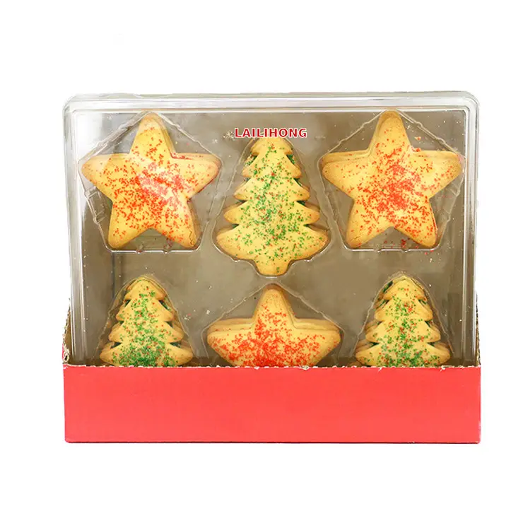 Grosir Bebas Gluten Rendah Karbohidrat Kue Natal Cookie Tin Kotak Family Pack Biskuit