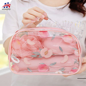 شعار مخصص بسعر الجملة <span class=keywords><strong>PVC</strong></span> مستلزمات حقيبة التخزين شفافة للماء الحمام حقيبة التخزين واضح <span class=keywords><strong>PVC</strong></span> المرأة التجميل حقيبة مستحضرات تجميل - Product Image 4