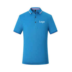 Polo de Golf simple OEM à manches courtes, t-shirt en coton vierge au Design de Logo imprimé personnalisé pour hommes, vente en gros, 2020 - Product Image 2