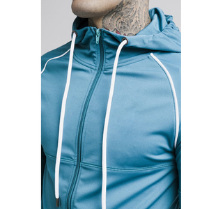 Pantalon de survêtement décontracté 2 pièces et survêtement à capuche pour hommes vêtements de sport en polaire imprimé pour la salle de sport pour le jogging d'hiver - Product Image 5