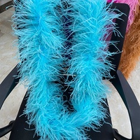 Plume d'autruche blanche en gros pour décorations de costumes bouclés, fausse plume d'autruche