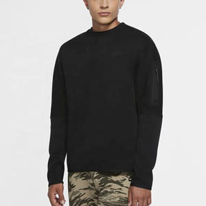 Venta al por mayor de ropa de hombre con logotipo bordado personalizado, sudaderas con capucha para hombre, ropa de calle lisa, sudadera informal para hombre, Sudadera con capucha en blanco de gran tamaño - Product Image 5