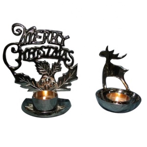 Porte-bougie chauffe-plat en forme de chaussure de Père Noël pour sapin de Noël INDART EXPORTS, fait main, découpé, imprimé, design tendance, nouveau, personnalisé - Product Image 6