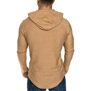 Sweat-shirt à capuche solide d'hiver pour hommes avec impression numérique et tissu teint uni 2025 - Product Image 3
