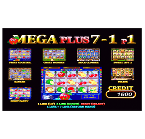 Placa de Juego PCB Arcade Mega 7 en 1 Fusion Multimonedas - Product Image 2