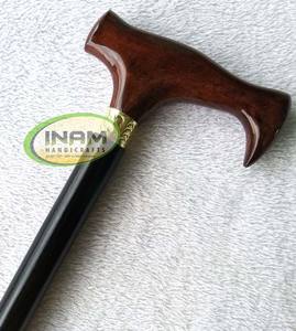 Bastón de madera de diseño hecho a mano para caminar, bastón de madera con mango de madera - Product Image 6