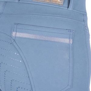 Pantalon d'équitation en denim pour femmes Grip en silicone Vêtements équestres Fabrication sur mesure Culottes en vrac en gros - Product Image 4