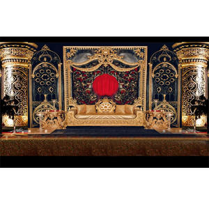 Decoración de Escenario de Boda Antigua de Lujo en EE. UU., Decoración de Escenario de Boda Musulmana Exclusiva en EE. UU. - Product Image 1