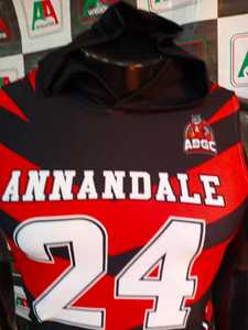 Maillot de Sublimation personnalisé, manches moins adaptées, Polyester extensible, Micro maille 7on7, uniforme de Football américain, pour jeunes adultes, 2025 - Product Image 3