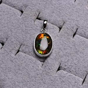 Ammolita piedra preciosa Natural de calidad superior de natural de piedras preciosas de plata - Product Image 1