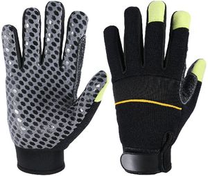 Gants de sécurité industrielle XL personnalisés en cuir respirant excellente adhérence antidérapante caractéristiques imperméables pour le travail des mécaniciens - Product Image 4