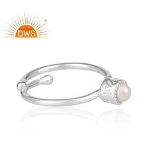 Vêtements de fête en argent fin solide, bague couronne ronde fantaisie, vente en gros, fabrication de bijoux pour filles, vente en gros - Product Image 3