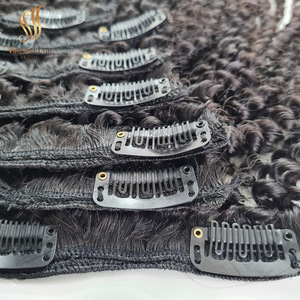 Tóc Nối Kẹp Xoăn Xoăn 100G 150G 200G 100% Tóc Thật Nhà Cung Cấp Tóc Thô Việt Nam - Product Image 3