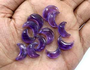 ชุดอัญมณีทรงหลวม5ชิ้นสำหรับทำเครื่องประดับอัญมณีพลอยอเมทิสต์สีม่วงธรรมชาติ - Product Image 4