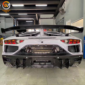 SVJ nouvelle condition pour <span class=keywords><strong>Lamborghini</strong></span> Aventador LP700/<span class=keywords><strong>720</strong></span>/740/750 lifting mise à niveau pare-chocs avant Kit de carrosserie complet pièce de voiture modifiée - Product Image 4