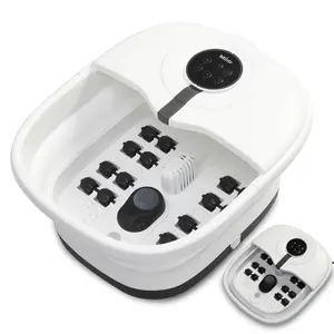 Laveuse portable multifonctionnelle pour les soins de santé Masseur de pieds pliable pour pieds fatigués Massage relaxant