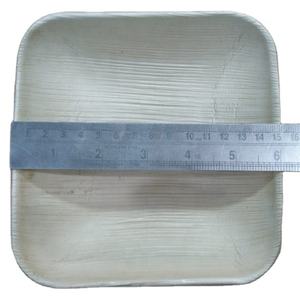 Juego de platos desechables ecológicos de hoja de palma de Areca orgánica 100% 100% grado alimenticio compostable AA incluye platos grabados - Product Image 1