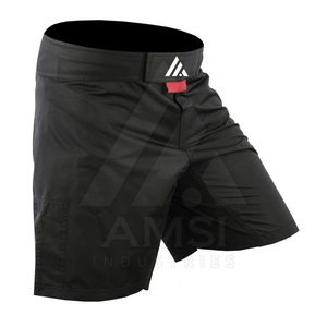 Pantalones Cortos de MMA Personalizados para Hombre, para Boxeo, Grappling, Jiu Jitsu, BJJ, Artes Marciales, de Spandex/Poliéster, Secado Rápido, Transpirables - Product Image 2