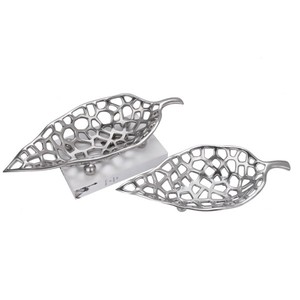 Plato de Lujo Chapado en Oro para Servir Comida, Frutas y Bocadillos en Hoteles y Bodas, Plato de Metal Martillado para Guardar Dulces y Alimentos Secos - Product Image 3